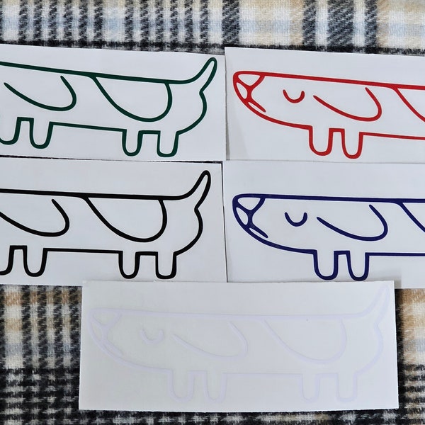 Long Dog Vinyl, Decal, Sticker