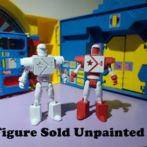 Rocket Red #4 Unpainted Custom 3D Printed Super Powers Style Action Figure DIY Kit