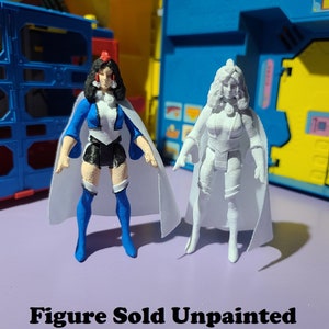 Zatanna Unpainted Custom 3D Printed Super Powers Style Action Figure DIY Kit