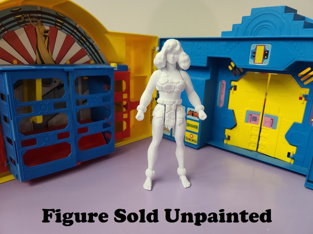 Large Giganta Unpainted Custom 3D Printed Super Powers Style Action