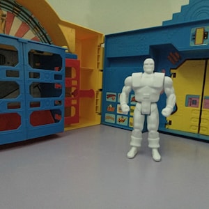 Blok Unpainted Custom 3D Printed Super Powers Style Action Figure DIY Kit