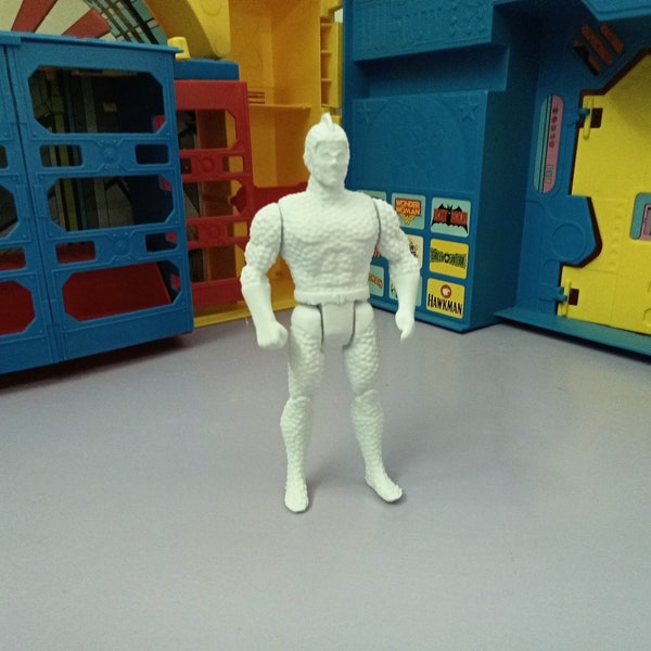 Golden Age Blue Beetle Dan Garrett Unpainted Custom 3D Printed Super Powers Style Action Figure DIY Kit