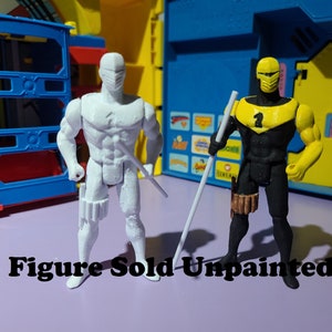 Checkmate Knight #1 Unpainted Custom 3D Printed Super Powers Style Action Figure DIY Kit