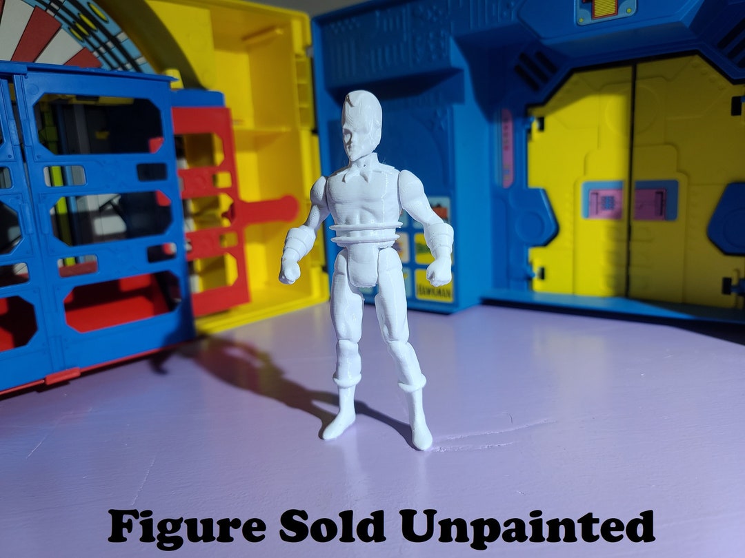 Sinestro Unpainted Custom 3D Printed Super Powers Style Action Figure DIY Kit Etsy