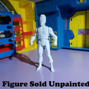 Sinestro Unpainted Custom 3D Printed Super Powers Style Action Figure DIY Kit