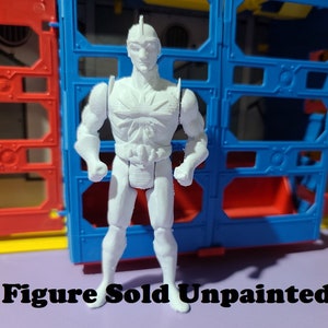 Dr Arthur Light Unpainted Custom 3D Printed Super Powers Style Action Figure DIY Kit