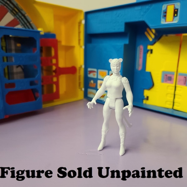 Super Friends Cheetah Unpainted Custom 3D Printed Super Powers Style Action Figure DIY Kit