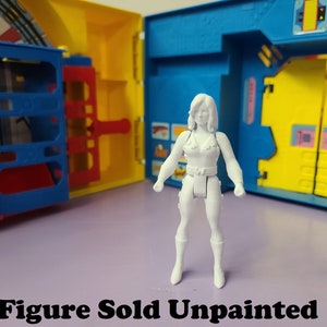 Wonder Girl Donna Troy Unpainted Custom 3D Printed Super Powers Style Action Figure DIY Kit