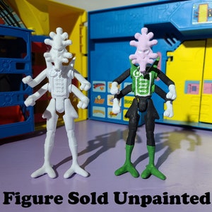 Salaak Unpainted Custom 3D Printed Super Powers Style Action Figure DIY Kit