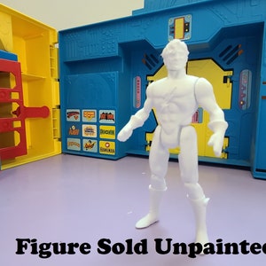 Kid Flash Unpainted Custom 3D Printed Super Powers Style Action Figure DIY Kit