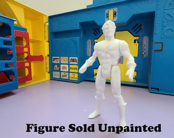 Kid Flash Unpainted Custom 3D Printed Super Powers Style Action Figure DIY Kit