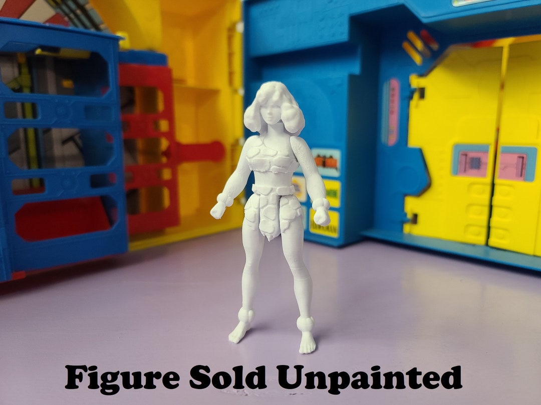 Small Giganta Unpainted Custom 3D Printed Super Powers Style Action