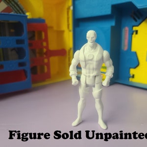 Metallo Unpainted Custom 3D Printed Super Powers Style Action Figure DIY Kit
