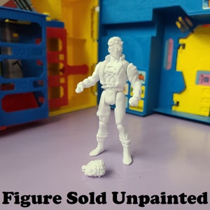 Superboy Conner Kent Unpainted Custom 3D Printed Super Powers Style Action Figure DIY Kit