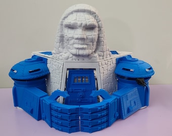 Custom Darkseid's Tower of Darkness unpainted 3D-printed playset for Kenner Super Powers vintage action figures