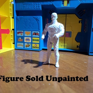 Outsider Unpainted Custom 3D Printed Super Powers Style Action Figure DIY Kit