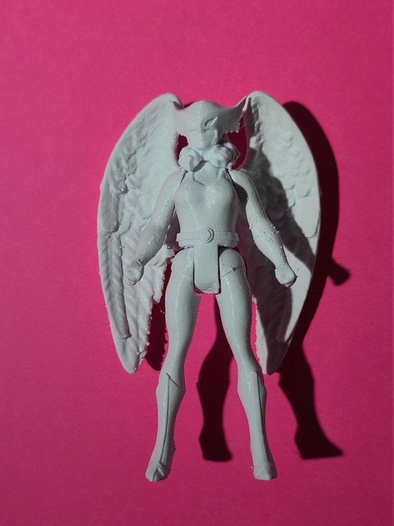 Hawkgirl/ Hawkwoman Unpainted Custom 3D Printed Super Powers Style