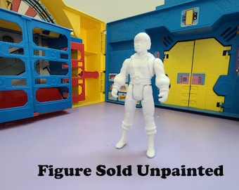 Jericho Unpainted Custom 3D Printed Super Powers Style Action Figure DIY Kit