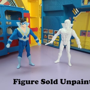 Nightwing Unpainted Custom 3D Printed Super Powers Style Action Figure DIY Kit