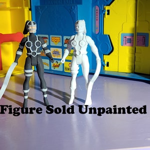 Lashina Unpainted Custom 3D Printed Super Powers Style Action Figure DIY Kit