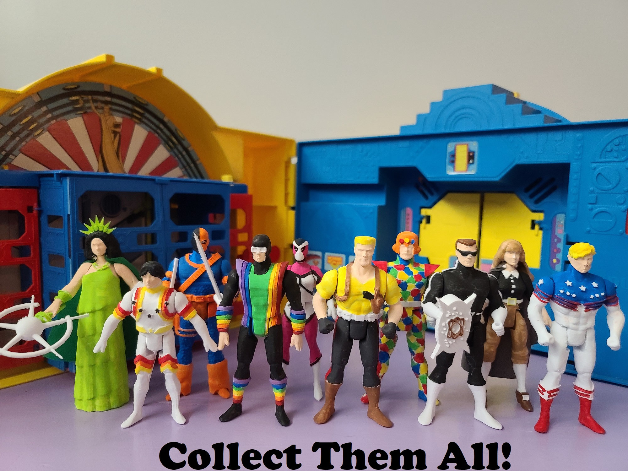 Alan Scott Green Lantern With Cape Unpainted Custom 3D Printed