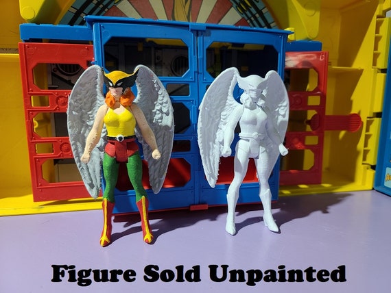 Hawkgirl/ Hawkwoman Unpainted Custom 3D Printed Super Powers Style