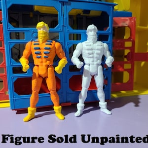 Cluemaster Unpainted Custom 3D Printed Super Powers Style Action Figure DIY Kit