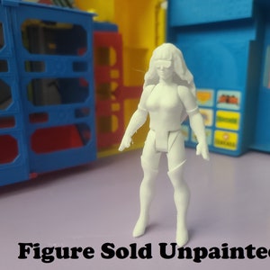 Nightshade Unpainted Custom 3D Printed Super Powers Style Action Figure DIY Kit