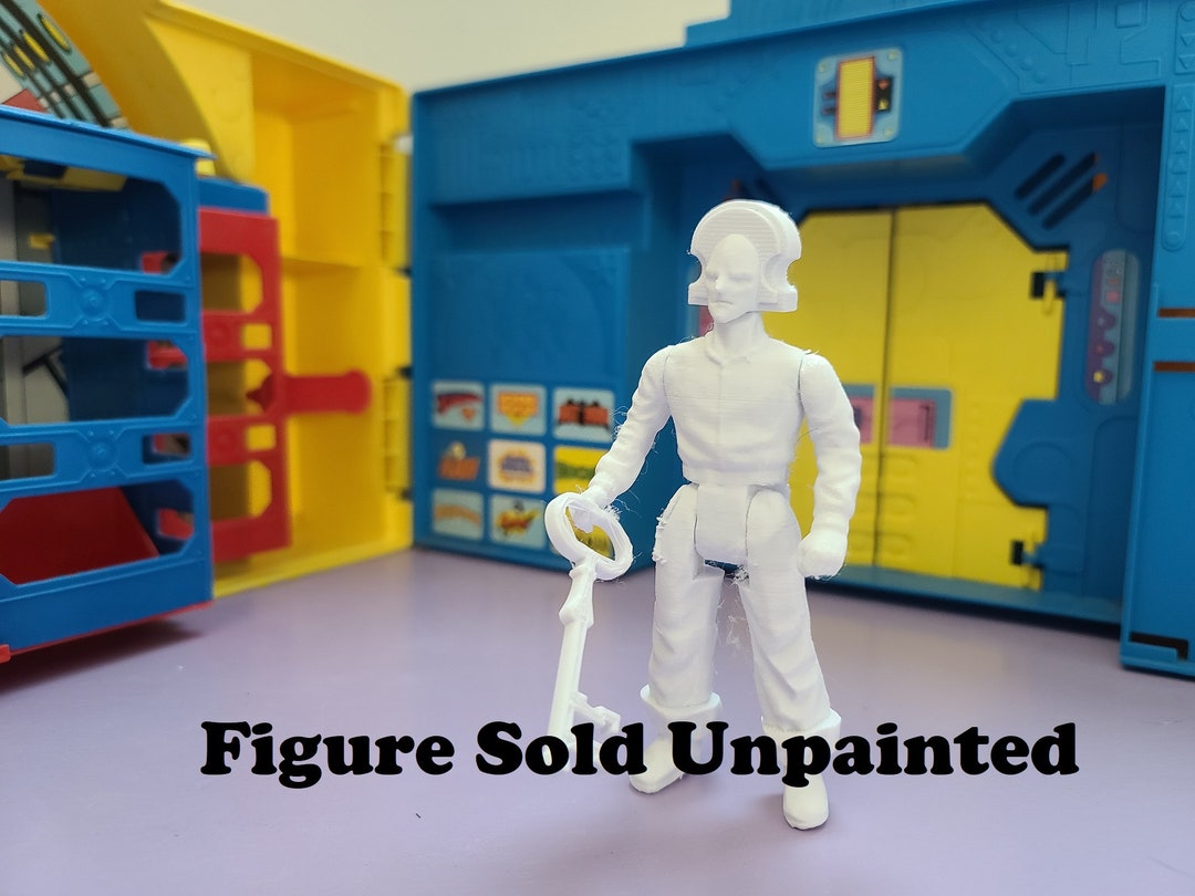 The Key Unpainted Custom 3D Printed Super Powers Style Action Figure