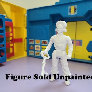 The Key Unpainted Custom 3D Printed Super Powers Style Action Figure DIY Kit