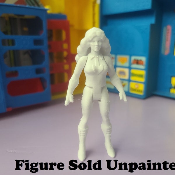 Plastique Unpainted Custom 3D Printed Super Powers Style Action Figure DIY Kit