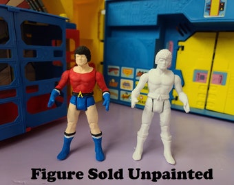 Aqualad Unpainted Custom 3D Printed Super Powers Style Action Figure DIY Kit