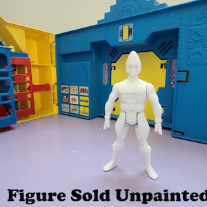 Bullet Man Unpainted Custom 3D Printed Super Powers Style Action Figure DIY Kit