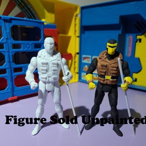 Checkmate Knight #4 Unpainted Custom 3D Printed Super Powers Style Action Figure DIY Kit