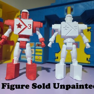 Rocket Red #3 Unpainted Custom 3D Printed Super Powers Style Action Figure DIY Kit