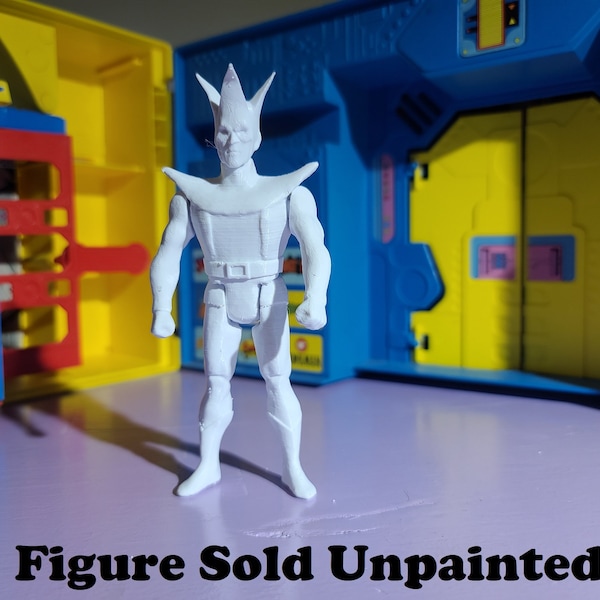 Toy Man Unpainted Custom 3D Printed Super Powers Style Action Figure DIY Kit