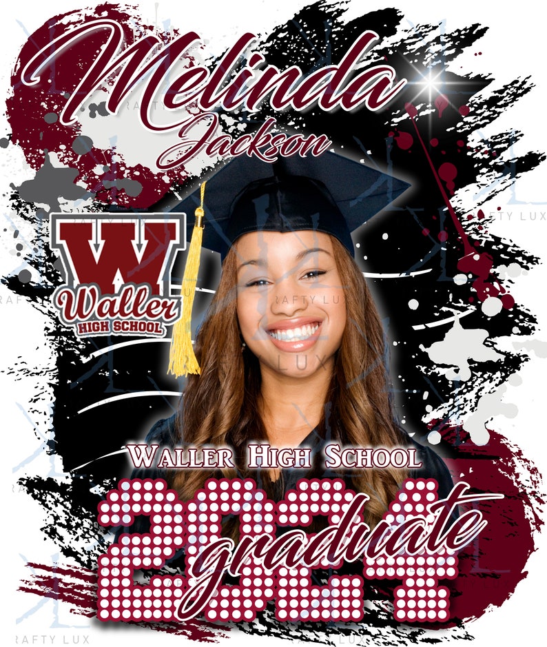 Graduation Tshirt Design, Editable in Canva, Graduation 2024 Tshirt