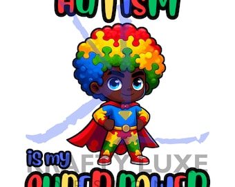 Autismus ist meine Super Power Boy 2 PNG, Autismus Bewusstsein png, Autismus Puzzle png, DTF Autismus Design, Autismus ist meine Superkraft, Autismus Superheld