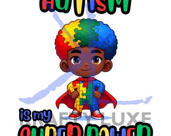 Autismus ist meine Super Power Boy 1 PNG, Autismus Bewusstsein png, Autismus Puzzle png, DTF Autismus Design, Autismus ist meine Superkraft, Autismus Superheld