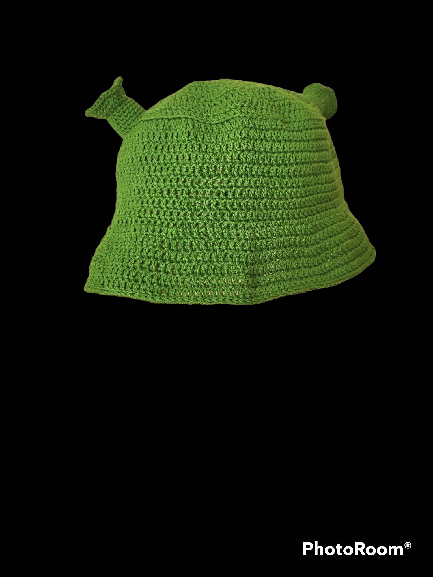 Crochet Shrek Bucket Hat Etsy UK