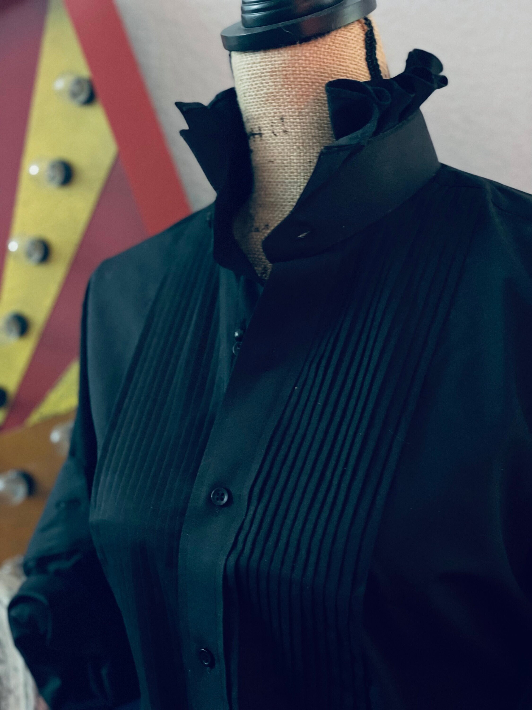 Camisa De Esmoquin Para Boda, Cuello Con Punta De Ala Y Pajarita