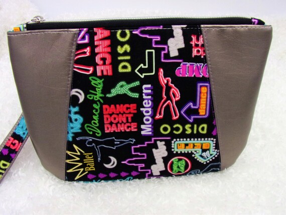 Disco Neon Lights Wristlet Clutch Bag 