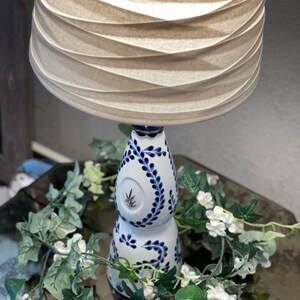 handmade Clase Azul lamps.