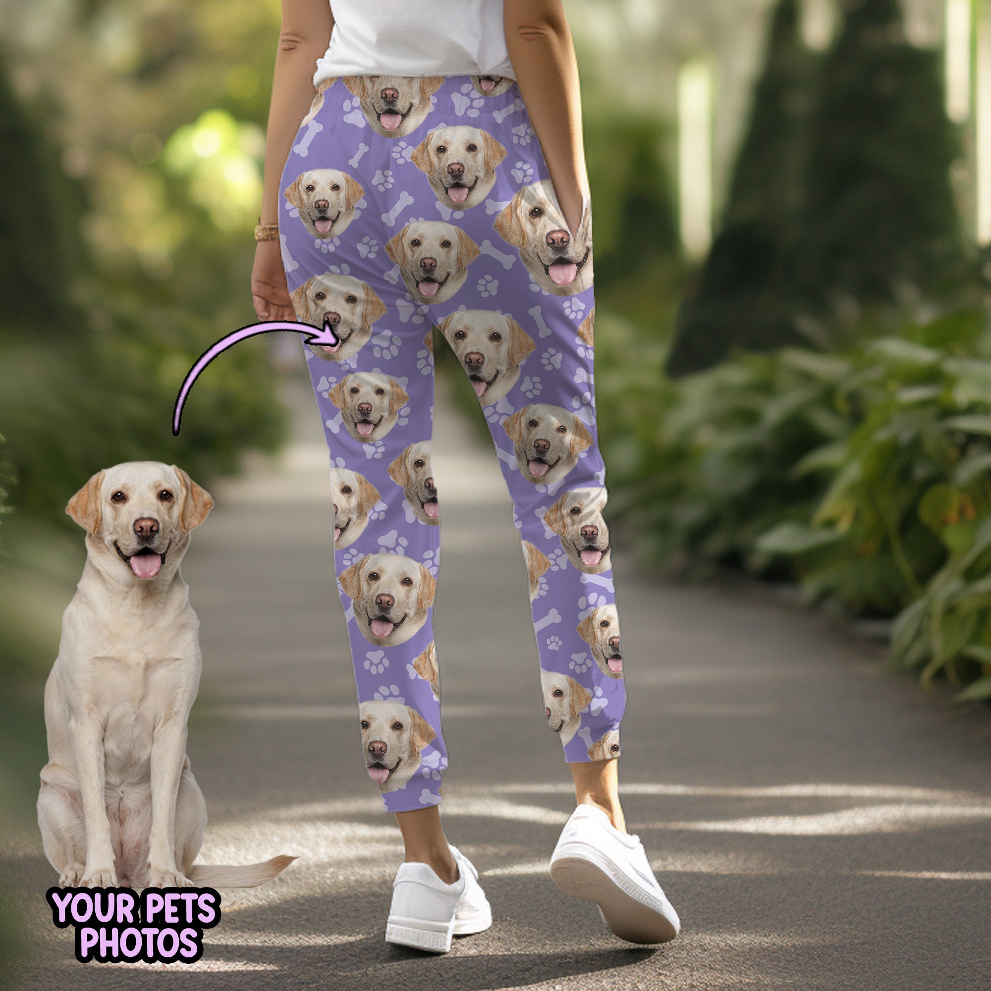 Pajama Pants Women's And Dog Matching Pajamas Pet Face