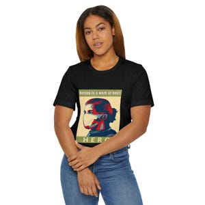 Hero Nursing T-Shirt, Nursing Appreciation Gift, Inspirational Tee, Healthcare Worker Shirt, Medical Professional Apparel