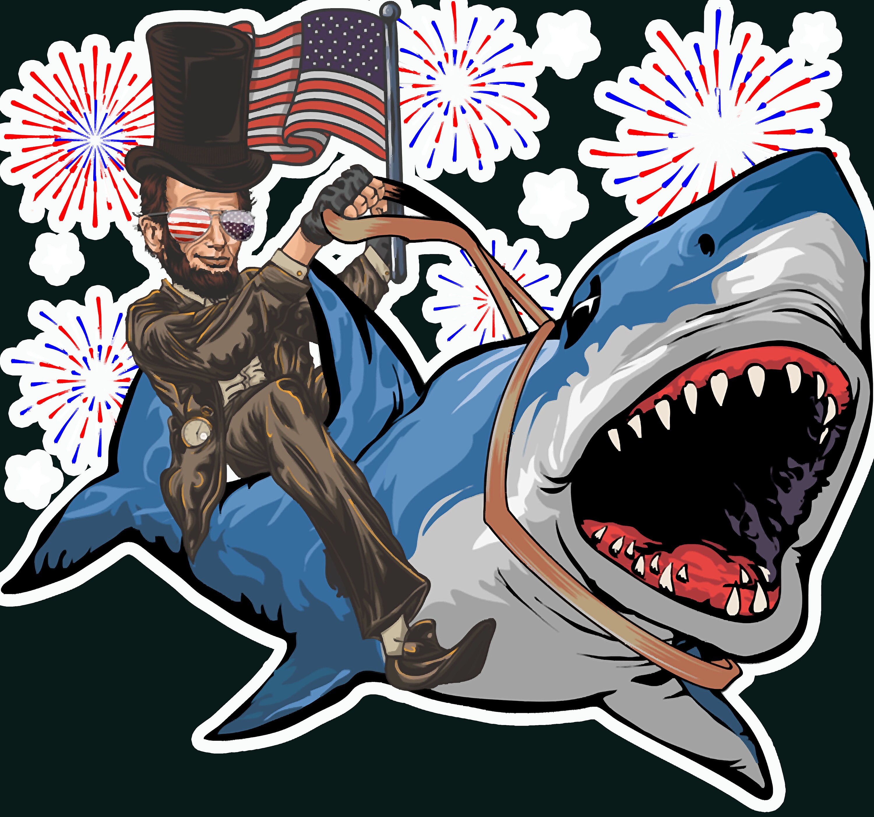 Lincoln and sharks