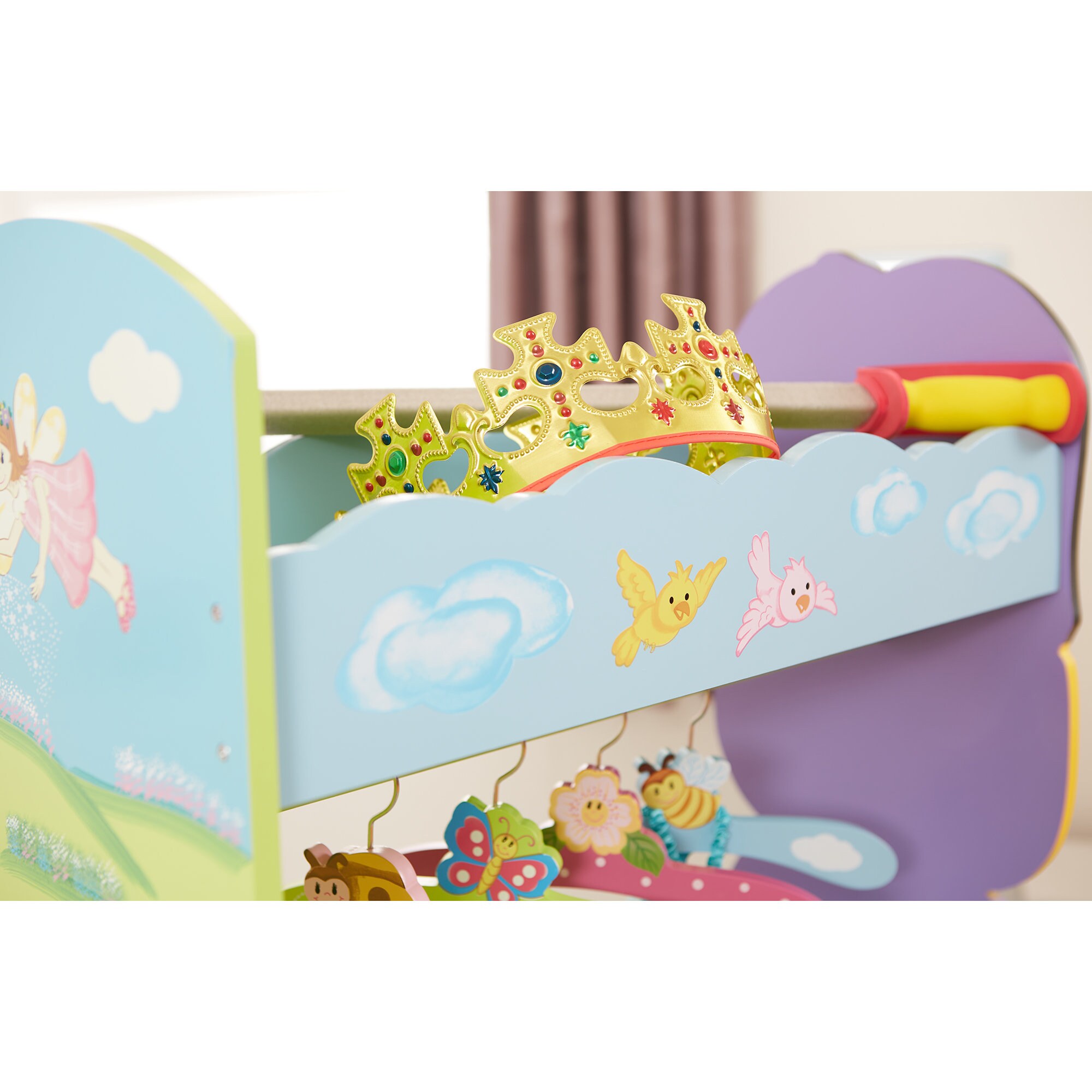 Kids Dress Up Rail Wooden Fairy Dress Up Storage Centre with Etsy