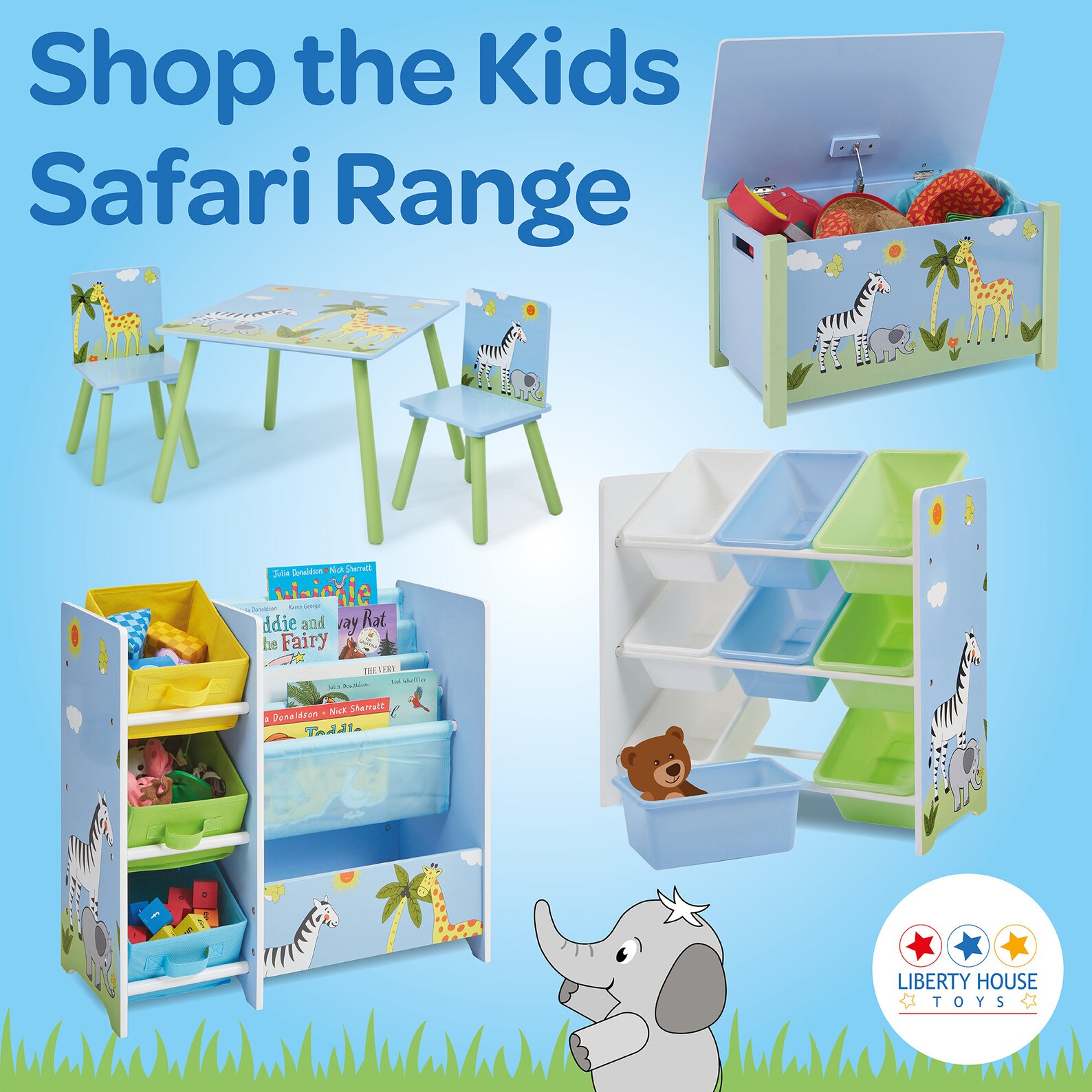 Kids Toy Box Safari Toy Box Kids Wooden Toy Box Etsy