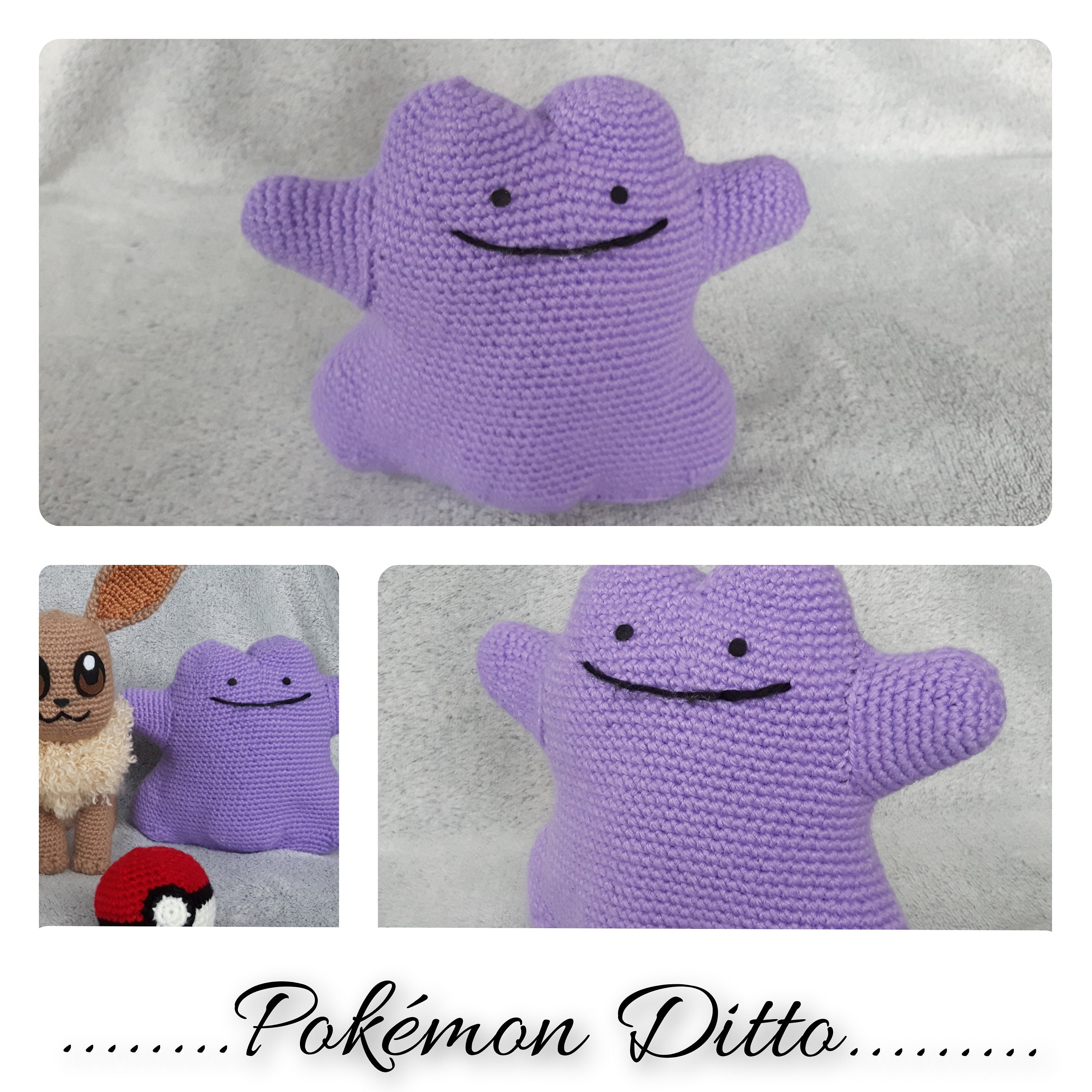 Ditto Pokemon sewing pattern PDF DIY plush toy — plushiluv