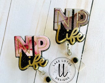 NP Badge Reel| Medical Badge Reel| Cute Badge Reel| Nurse Badge Reel| Dr. Badge Reel